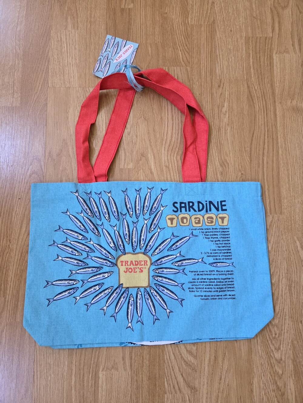 Trader Joe’s Canvas Tote Bag - SARDINES - Picture 5 of 10